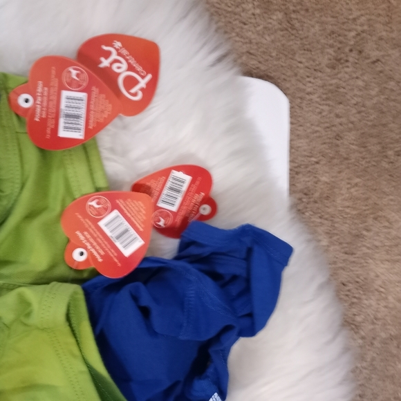 2 Pcs Easter Bunny Dog/Cat Outfit Includes FREE Dental Squeaky Fetch Anxiety Toy - Picture 15 of 16